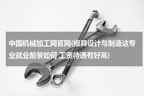 中国机械加工网官网(模具设计与制造这专业就业前景如何 工资待遇有好高)