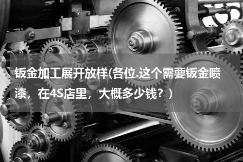 钣金加工展开放样(各位.这个需要钣金喷漆，在4S店里，大概多少钱？)