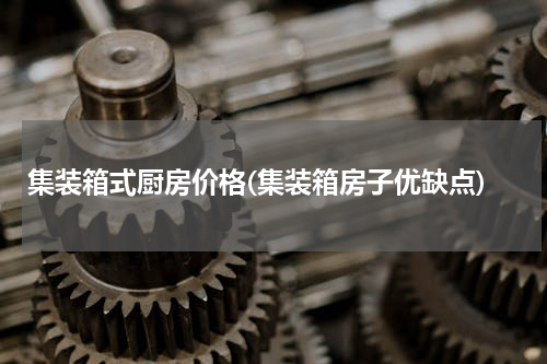 集装箱式厨房价格(集装箱房子优缺点)