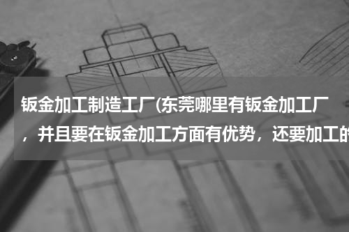 钣金加工制造工厂(东莞哪里有钣金加工厂，并且要在钣金加工方面有优势，还要加工的好。)