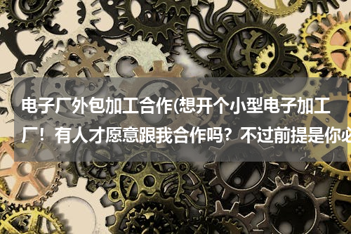电子厂外包加工合作(想开个小型电子加工厂！有人才愿意跟我合作吗？不过前提是你必须具备接单的能力！因为我对这行二百伍！)