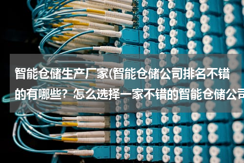 智能仓储生产厂家(智能仓储公司排名不错的有哪些？怎么选择一家不错的智能仓储公司呢？)