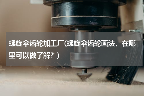 螺旋伞齿轮加工厂(螺旋伞齿轮画法，在哪里可以做了解？)